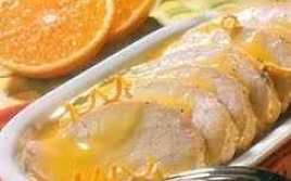 Lomo De Cerdo Con Salsa De Naranja