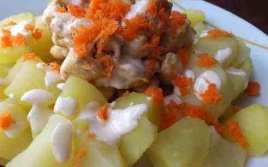 Patatas Con Pollo Y Mayonesa Ali Oli