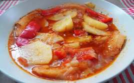 Sopa de Patatas y Tomate