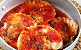 Zamburiñas en Salsa de Tomate