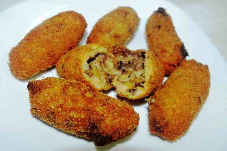 Receta Croquetas De Morcilla De Burgos Y Manzana Caramelizada