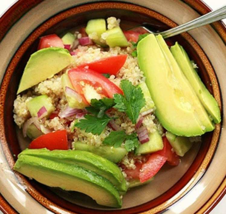 Quinoa Receta Aguacate