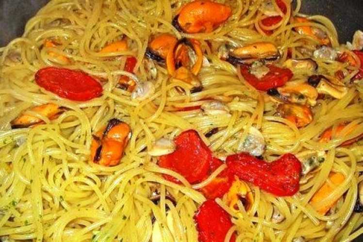 Espaguetis con Mejillones