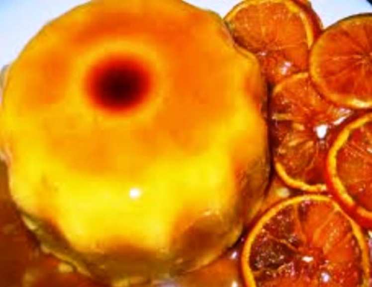 Flan de Mandarina con Azúcar de Caña