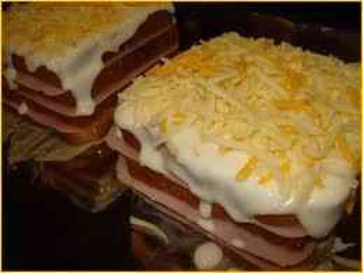 Receta Sandwich Mixto Al Horno Con Bechamel Gratinado Mis