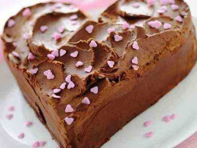 Tarta De Chocolate Para San Valentín