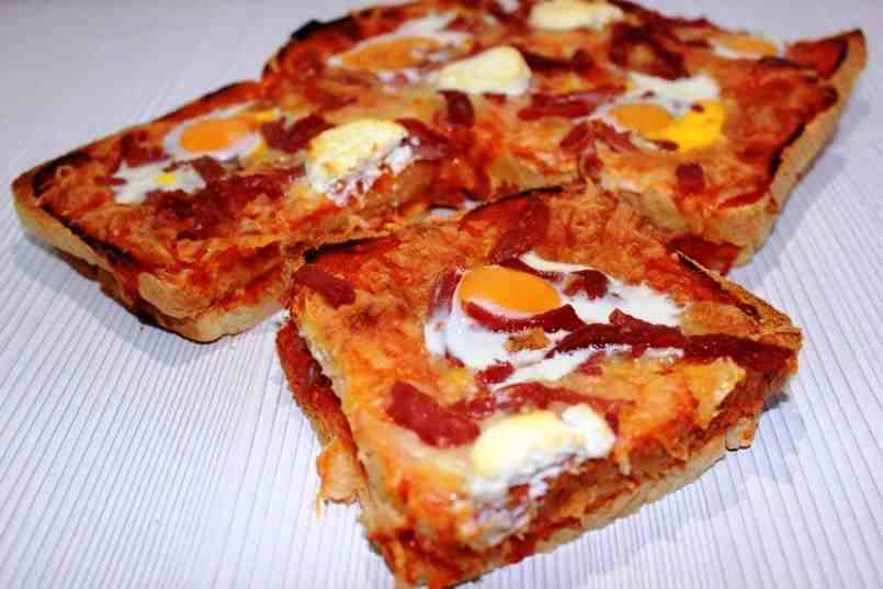 Receta Pizza con Pan de Molde | Mis Recetas Caseras